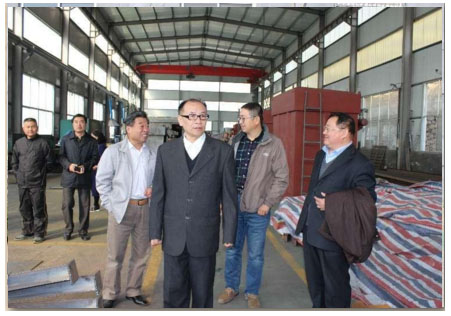 濟南大學參觀了淄博方億除塵設備有限公司實踐教學生產基地